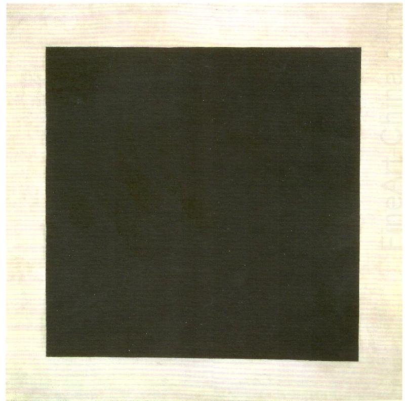 Kazimir Malevich black square oil painting picture